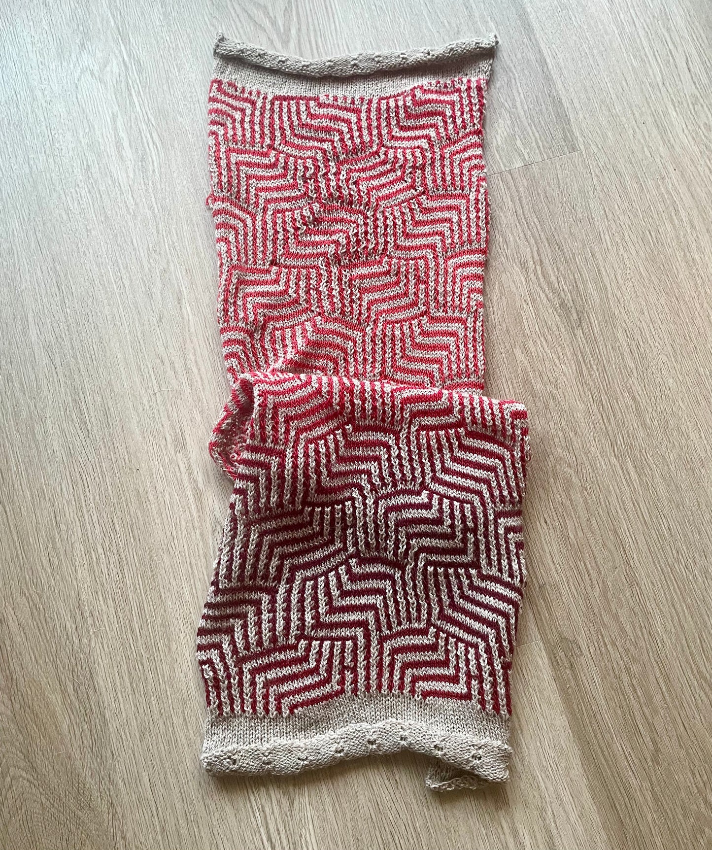 Zigzag Wool Scarf